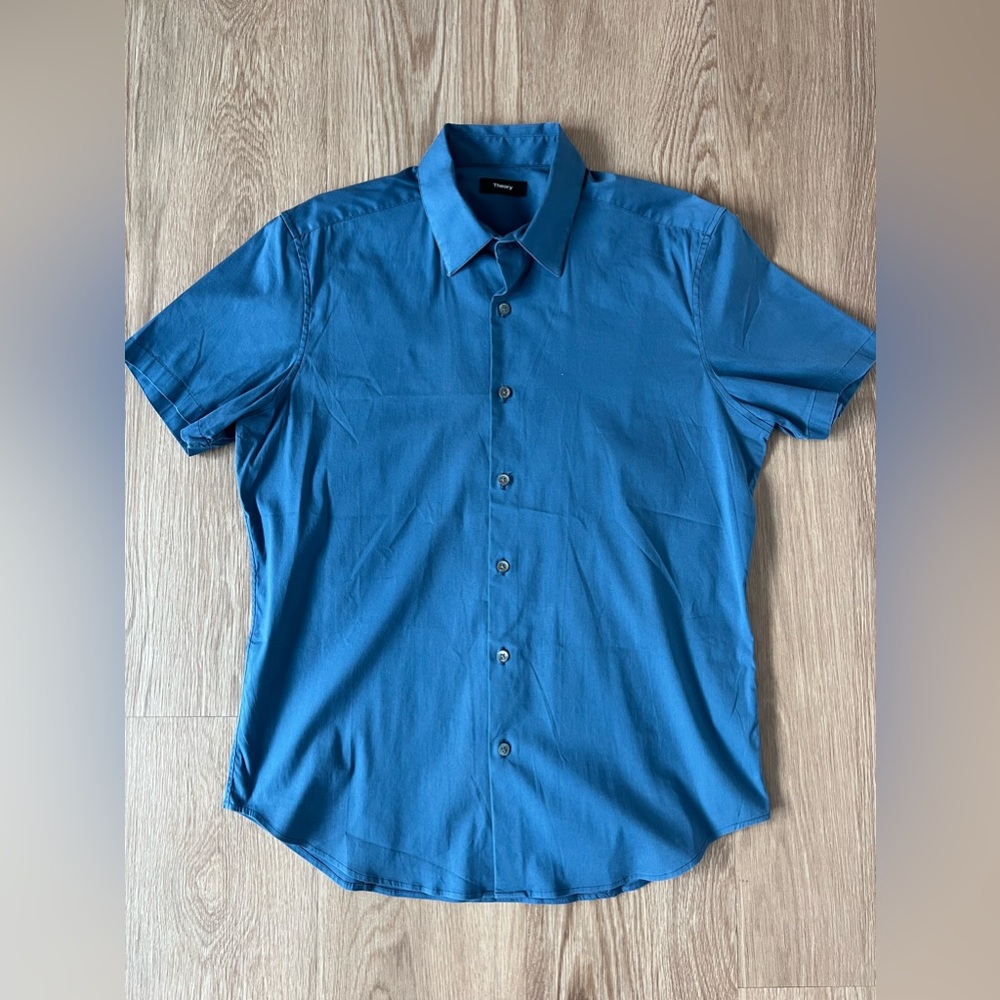 Theory Button Down Short Sleeve